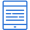tablet icon mblue